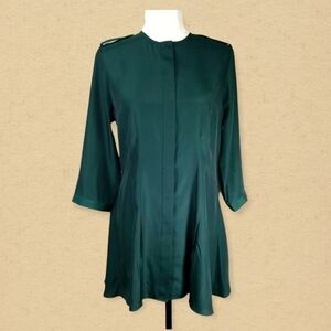 Katherine Barclay Hidden Button Down Mini Dress